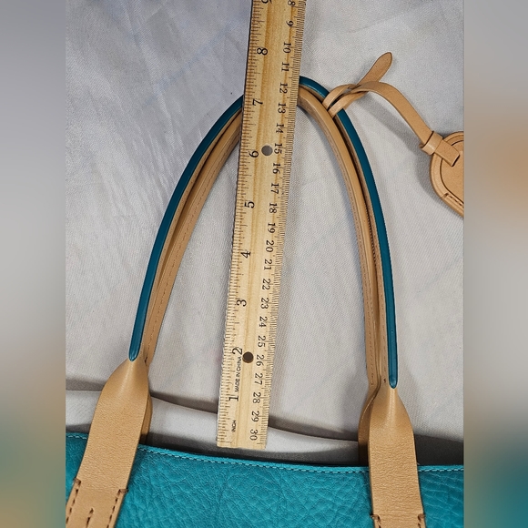 Cole Haan Turquoise Leather Handbag - Picture 7 of 10